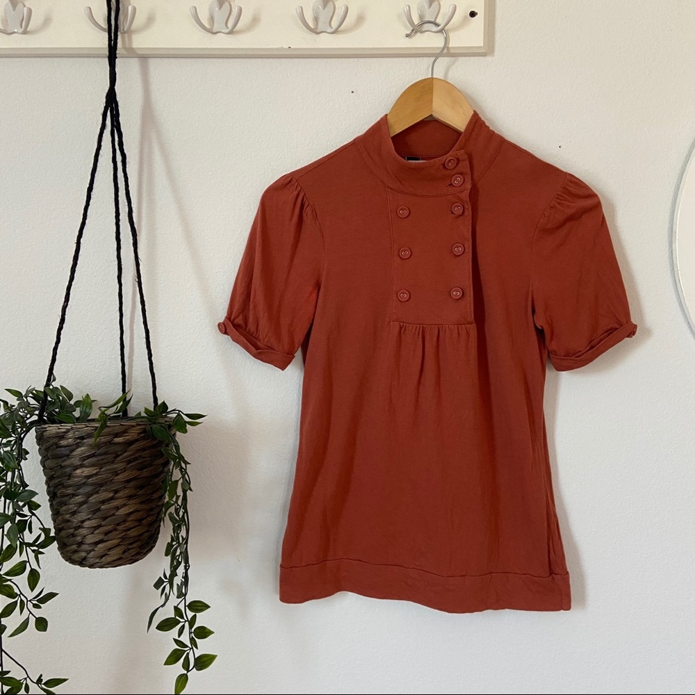 Burnt Orange Top | Ric Rac